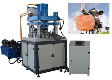Automatic Hydraulic Press Machinery For Salt Lick Trace Mineral Wheel / Salt Block Press Machine